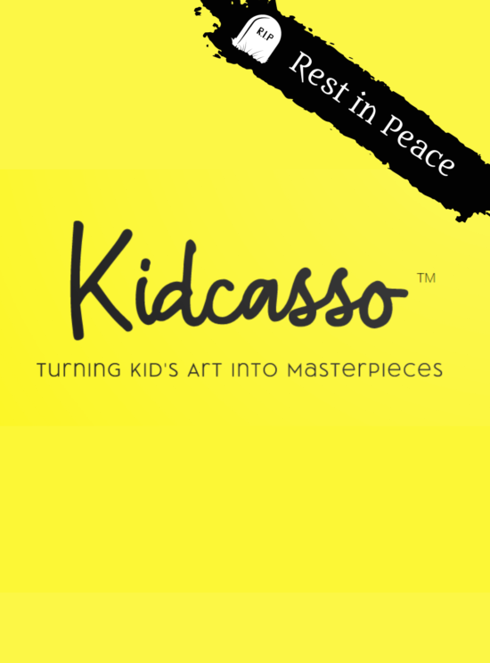 Kidcasso Portfolio Logo with Rest in Peace banner across it